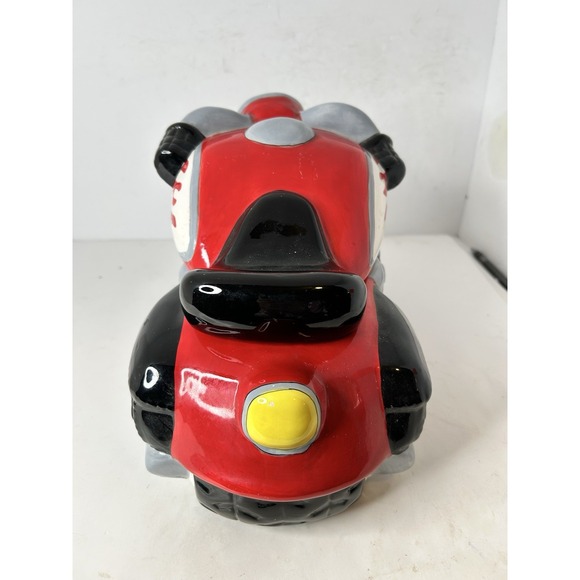 Flame motorcycle Jim Ceramics 14 Inces Long Rare cookie jar collectible Unused - Picture 4 of 7